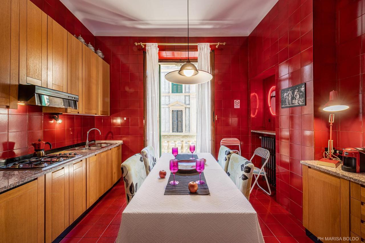 Ferienwohnung Billie's Flat Red Verona Exterior foto